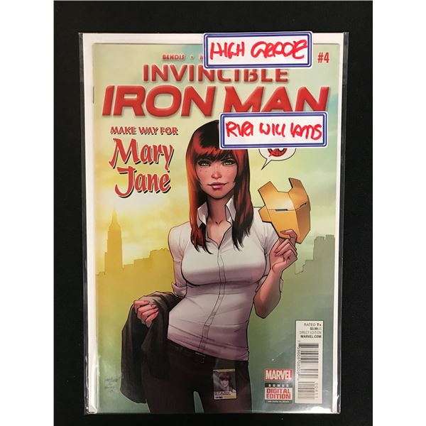 The Invincible IRON MAN #4 Make Way for Mary Jane (MARVEL COMICS)