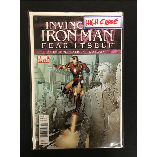 Invincible IRON MAN Fear Itself #504 (MARVEL COMICS)