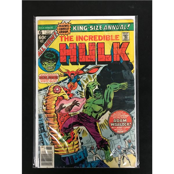 THE INCREDIBLE HULK #6 (MARVEL COMICS) King-Size Annual!