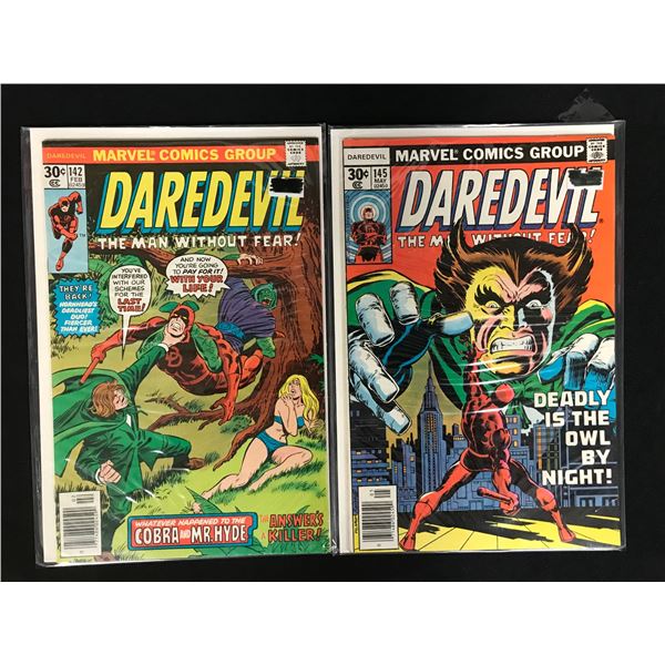 DAREDEVIL #142/ #145 (MARVEL COMICS)