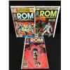 Image 1 : ROM COMIC BOOK LOT (MARVEL COMICS)