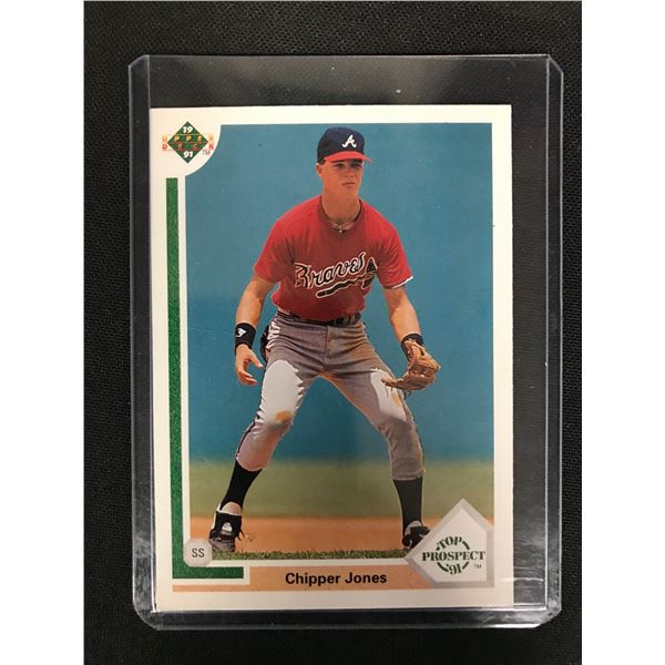 Chipper Jones RC - 1991 Upper Deck Baseball #55