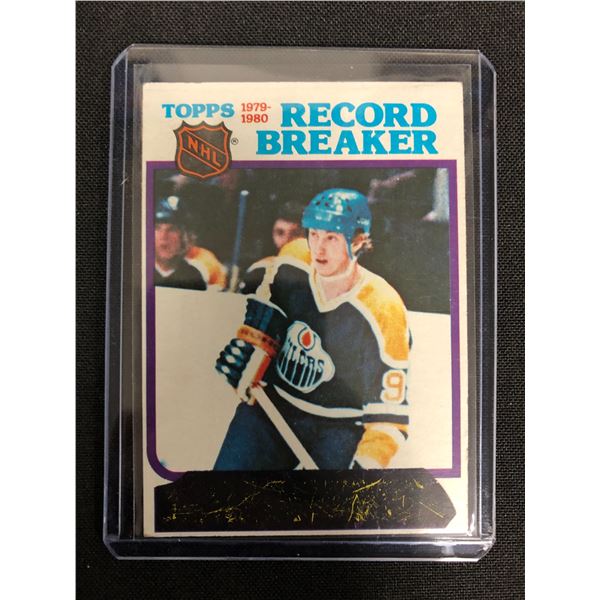 1980-81 O-Pee-Chee #3 Wayne Gretzky Record Breaker