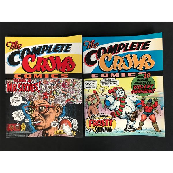 THE COMPLETE CRUMB COMICS BOOK LOT