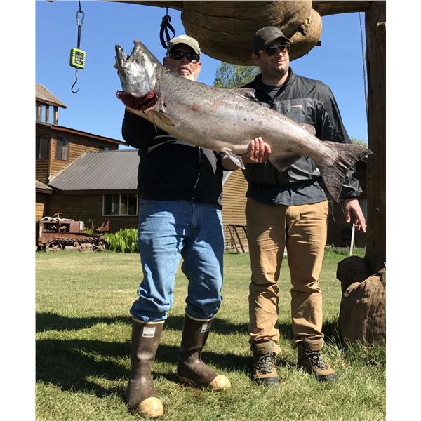 ALASKA - FLY IN GUIDED SALMON FISHING TRIP FOR ONE ANGLER