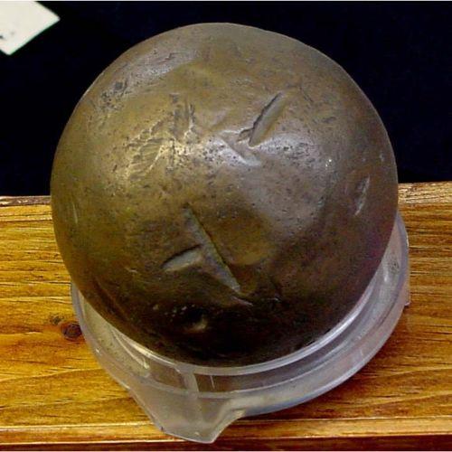 Brass Cannon Ball 4" Diameter