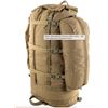 Image 1 : KIFARU Fulcrum Backpack - Coyote Brown - with 26" Duplex lite frame. Medium belt and guide lid.