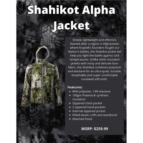 Kryptek- Shahikot Alpha Jacket- Altitude