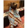 Image 3 : Standing Bear Door Guard and Pendleton Blanket Robe in a Chief Joseph Pattern  Sponsored by: Tippy C