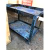 Image 1 : Set Decor - Metal Trolley Blue and Black