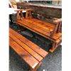 Image 1 : From the Hockey Show - 5 Wooded Benches - 6 feet long x 17" high