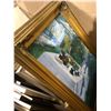 Image 2 : Pallet Lot of  Framed Pictures approximately 32 - misc sizes 40in x 36in and smaller - some just fra