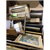 Image 1 : Pallet Lot of Framed Pictures approximately 50 - misc sizes 35in x28in and smaller.  Even needlepoin