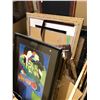 Image 1 : Pallet Lot of Framed Pictures approx 25 large pictures misc sizes 60in x 48in and smaller.  Some gui