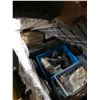 Image 1 : Pallet of Approx 10 boxes of drapery hardware and brackets, box of home address numbers and letters,