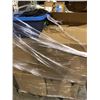 Image 1 : Pallet of Light Fixtures, electrical cords, light bulbs, electrical cable, rolls of electrical wire,