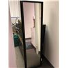 Image 1 : 2 Floor Length Mirrors with Black Frame