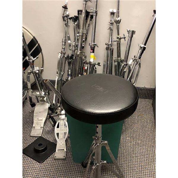 Group of Drum & Hijab Holders  plus stool