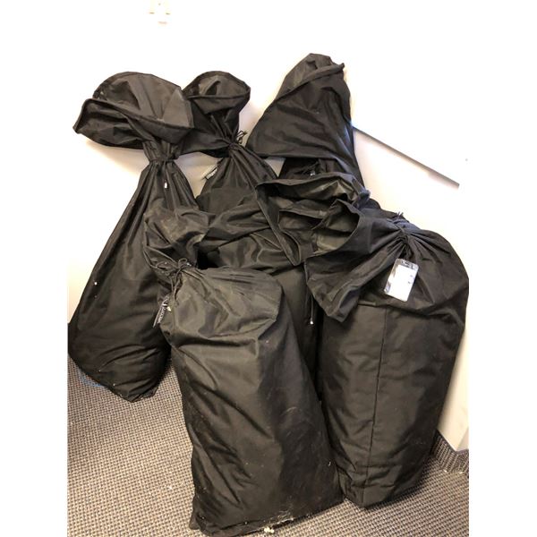 7 Bags of Black Velour from Modern Equipment - 20feet x 20feet per bag