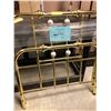 Image 1 : Single Brass Bed Frame from a tv set - Roxy's Room