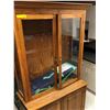 Image 1 : Gun Cabinet - with glass display and cupboards below