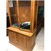 Image 2 : Gun Cabinet - with glass display and cupboards below