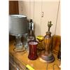 Image 1 : Lot of vases, lamp bases and lamp shades.