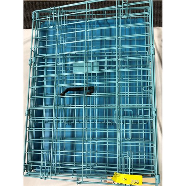 Medium Animal Cage from Turner & Hooch - Blue - collapsible