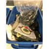 Image 1 : Bin full of plastic avocados, mug and bag from the Avacado Gak