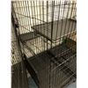 Image 1 : Large Animal Cage from Turner & Hooch - Black - collapsible with tiers.