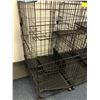 Image 1 : Large Animal Cage from Turner & Hooch - Black - collapsible with tiers.