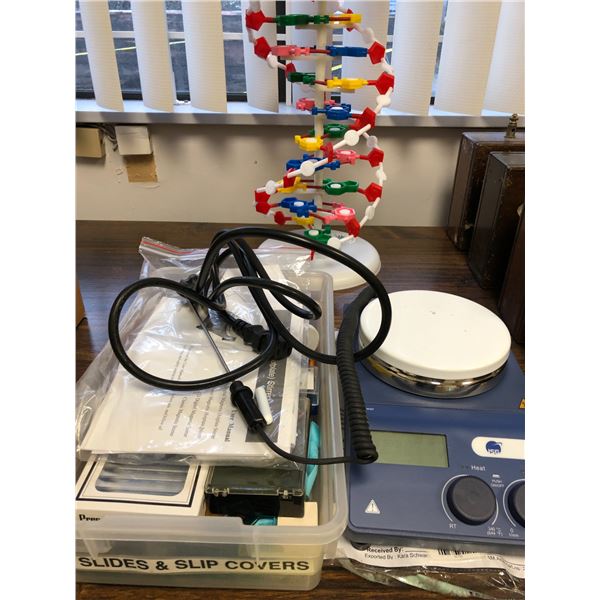 3D DNA Model and Magnetic Hotplate Stirrer