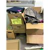 Image 1 : Large Lot of Misc Shoes, Jackets, bins and stationery