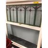 Image 1 : Stained Glass Window Frame (Approx 47 1/2in W x 54in H)