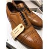 Image 1 : Mens Brown Leather Dress Shoes by Allen Edmonds - Size 11