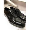 Image 1 : Mens Black Shiny Dress Shoes by BOSS - Size 9