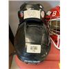 Image 1 : Bin with 5 Hockey Helmets from the Hockey Show and box with gear