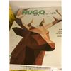 Image 2 : 3 Games - PaperShape Hugo der Hirsch - 3D Wanddeko - new in box