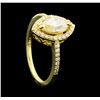 Image 4 : 1.16 ctw Diamond Ring - 14KT Yellow Gold