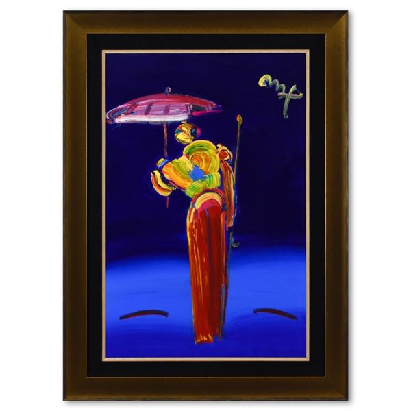 Umbrella Man with Cane by Peter Max