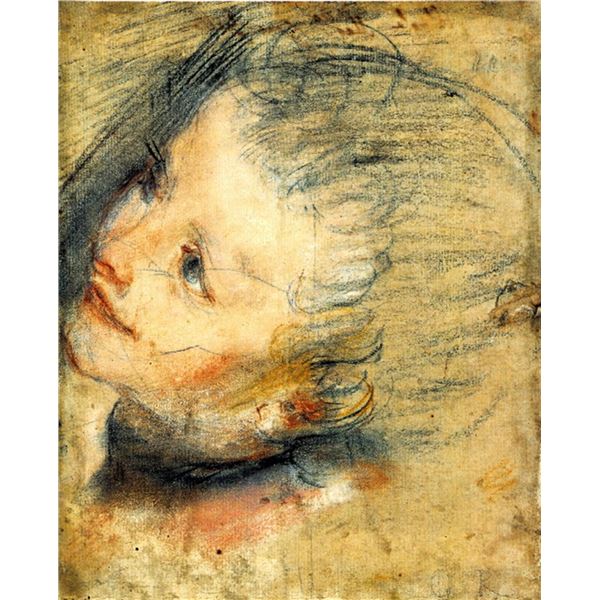 Federico Barocci - Study for the head of Jesus Chris