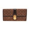 Image 1 : Louis Vuitton Brown Monogram Canvas Continental Sarah Wallet