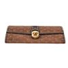 Image 4 : Louis Vuitton Brown Monogram Canvas Continental Sarah Wallet