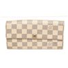 Image 1 : Louis Vuitton Beige Damier Canvas Sarah Wallet