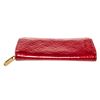 Image 4 : Louis Vuitton Red Vernis Leather Zippy Wallet
