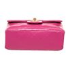 Image 2 : Chanel Pink Leather Mini Square Flap Shoulder Bag