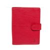 Image 1 : Louis Vuitton Red Epi Leather Agenda PM Wallet