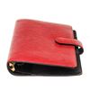Image 4 : Louis Vuitton Red Epi Leather Agenda MM Wallet