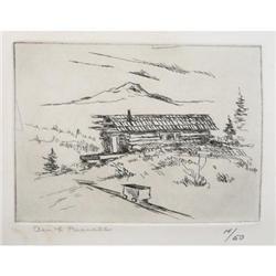 3 Ace Powell Etchings
