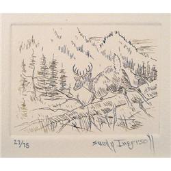 4 Sandy Ingersoll  Etchings